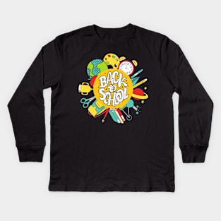 Back to School Kids Long Sleeve T-Shirt